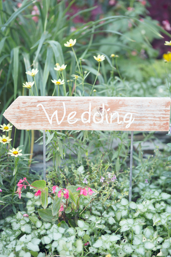 Wedding Photo by Christine Bentley Photography of Wedding Signage